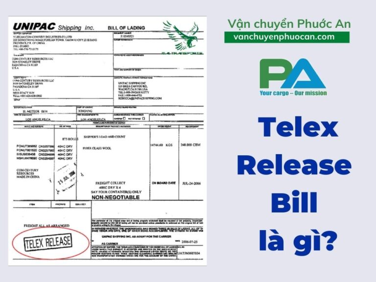 Telex Release Bill Là Gì Trong Hoạt động Xuất Nhập Khẩu?