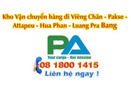 kho van chuyen hang di Vieng Chan