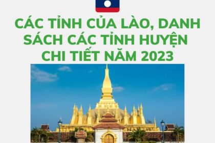 Cac tinh cua Lao, danh sach cac tinh huyen chi tiet nam 2023