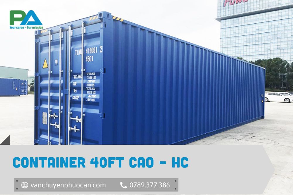 container 40 ft cao