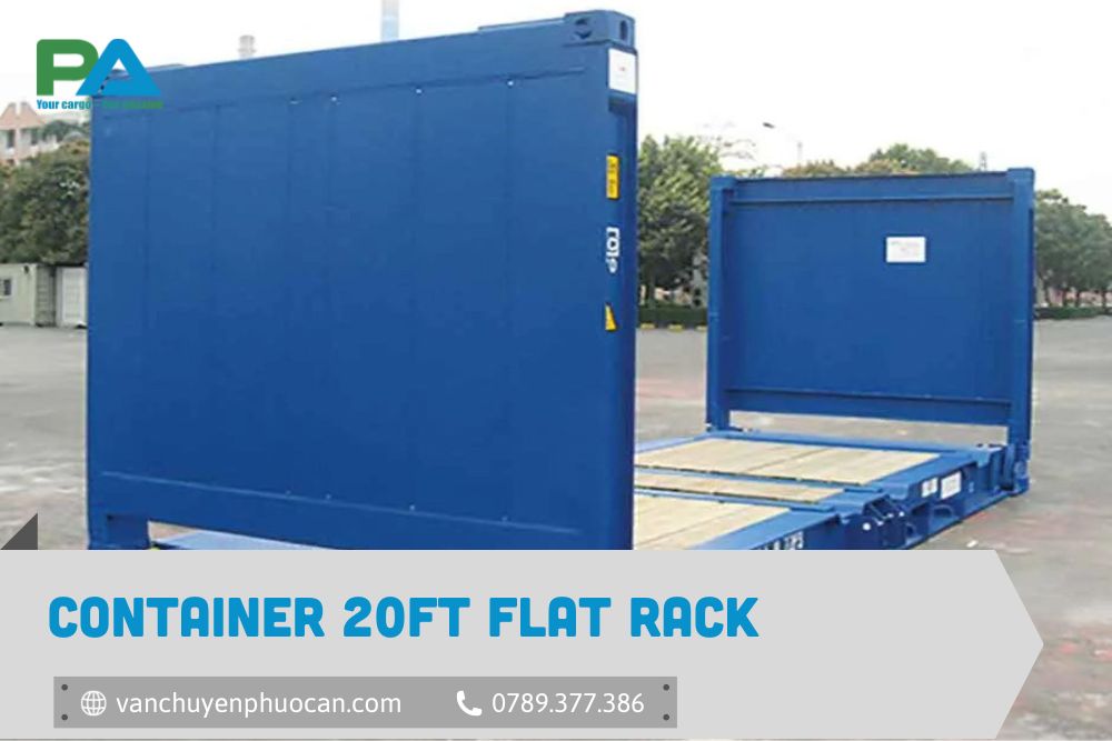 container 20ft flat rack