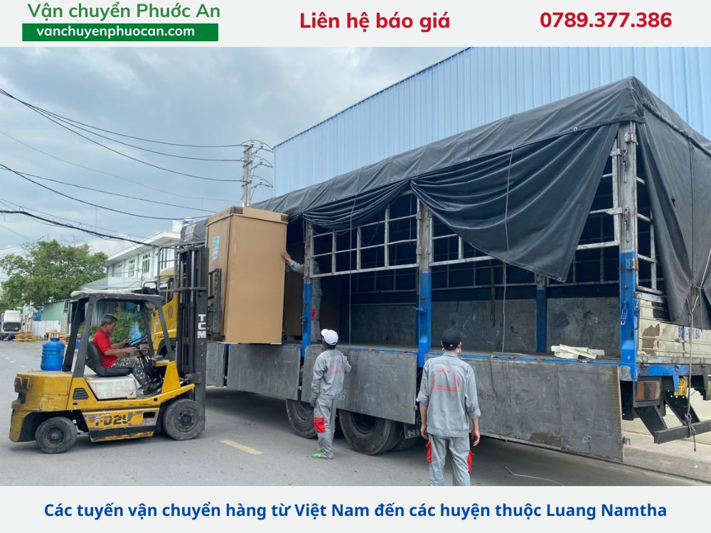 Vận chuyển hàng đi Luang Namtha (Luộng Nậm Thà)