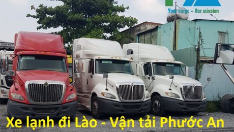 Xe lạnh đi Lào